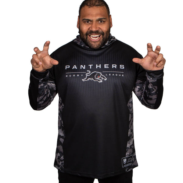 NRL Panthers 'Reef Runner' Hooded Fishing Shirt - Adult - Ashtabula