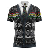 NRL Panthers XMAS Polo Shirt - Ashtabula