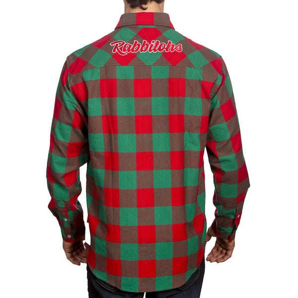NRL Rabbitohs 'Lumberjack' Flannel Shirt - Ashtabula