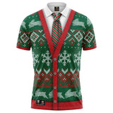 NRL Rabbitohs XMAS Polo Shirt - Ashtabula