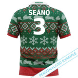 NRL Rabbitohs XMAS Polo Shirt - Ashtabula