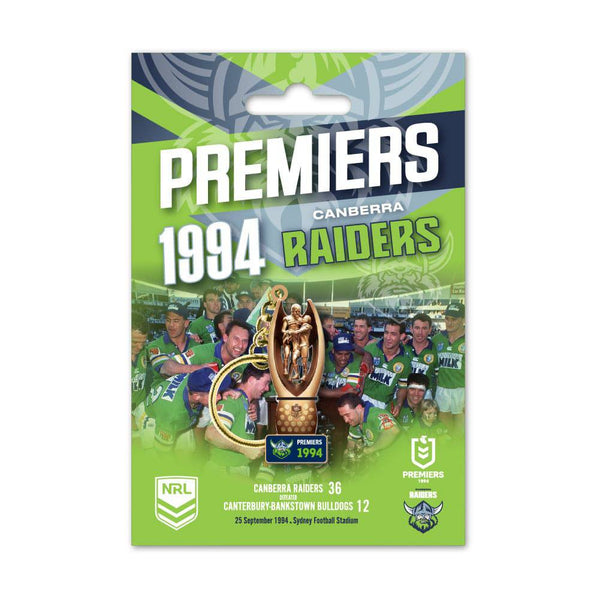 NRL Raiders 1994 Premiers Trophy Keyring - Ashtabula