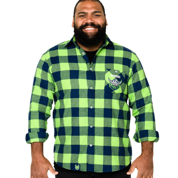 NRL Raiders 'Lumberjack' Flannel Shirt - Ashtabula