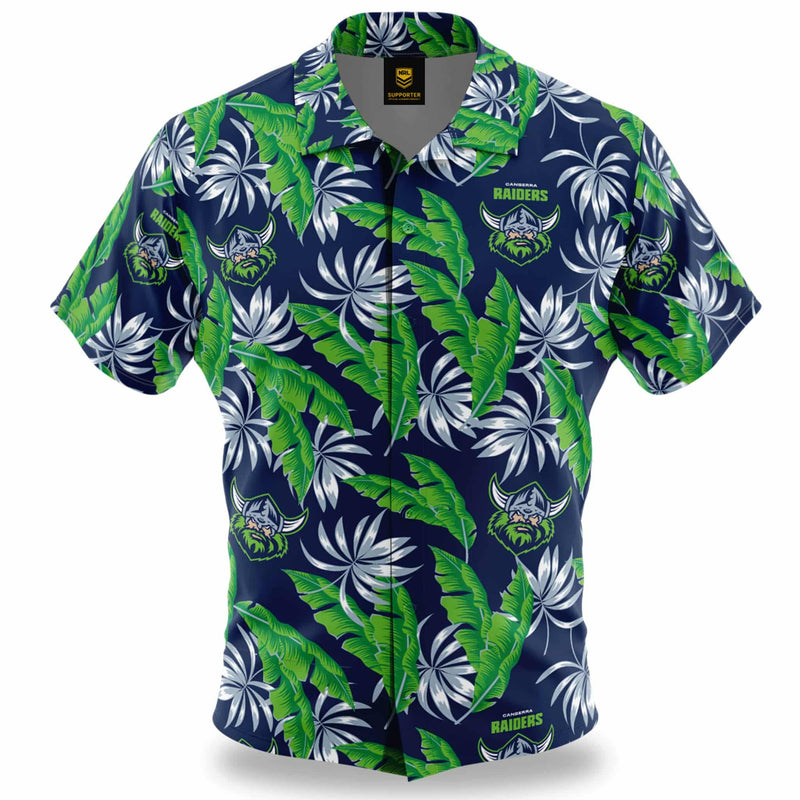 NRL Raiders 'Paradise' Hawaiian Shirt - Ashtabula