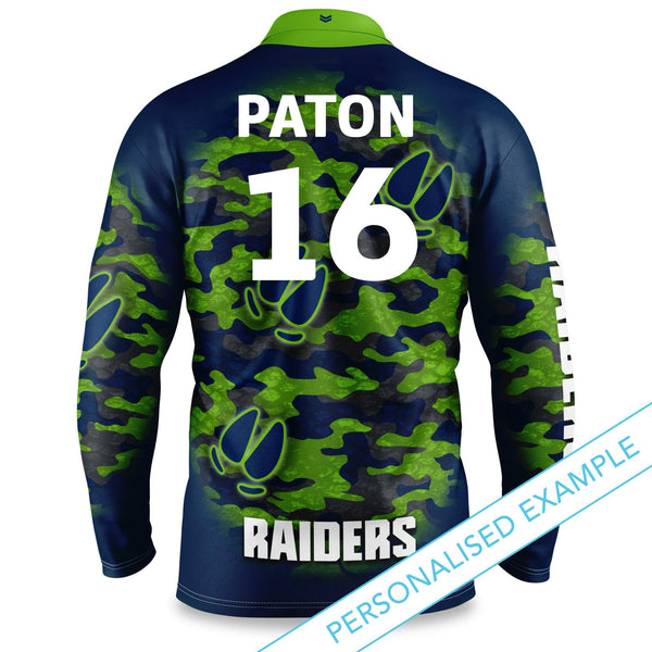 NRL Raiders "Razorback" Outback Shirts - Adult - Ashtabula