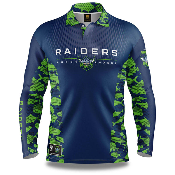 NRL Raiders 'Reef Runner' Fishing Shirt - Adult - Ashtabula