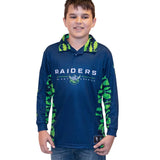 NRL Raiders 'Reef Runner' Fishing Shirt - Youth - Ashtabula