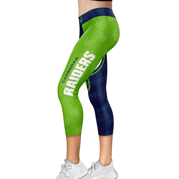 NRL Raiders 'Siren' Leggings - Ashtabula