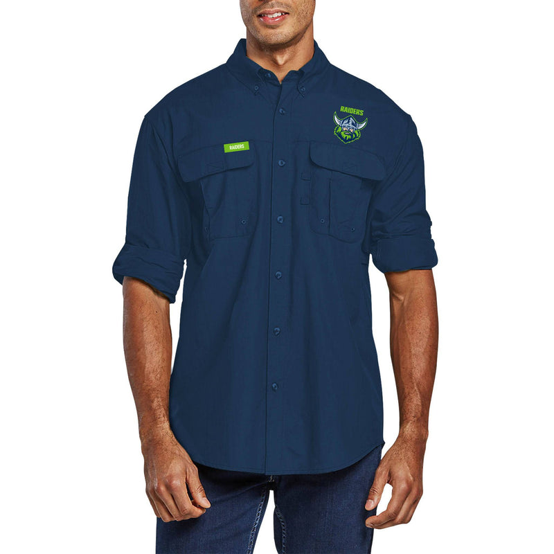 NRL Raiders 'Top End' Outdoor Shirt - Ashtabula