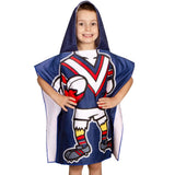 NRL Roosters 'Mascot' Hooded Towel - Ashtabula
