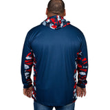 NRL Roosters 'Reef Runner' Hooded Fishing Shirt - Adult - Ashtabula