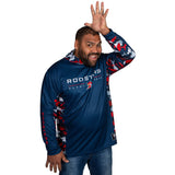 NRL Roosters 'Reef Runner' Hooded Fishing Shirt - Adult - Ashtabula