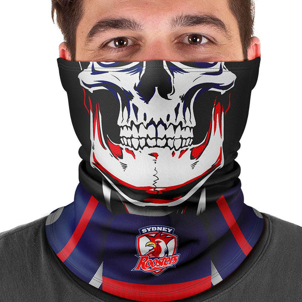 NRL Roosters "Skull-Face" Multi-Purpose Scarf - Ashtabula