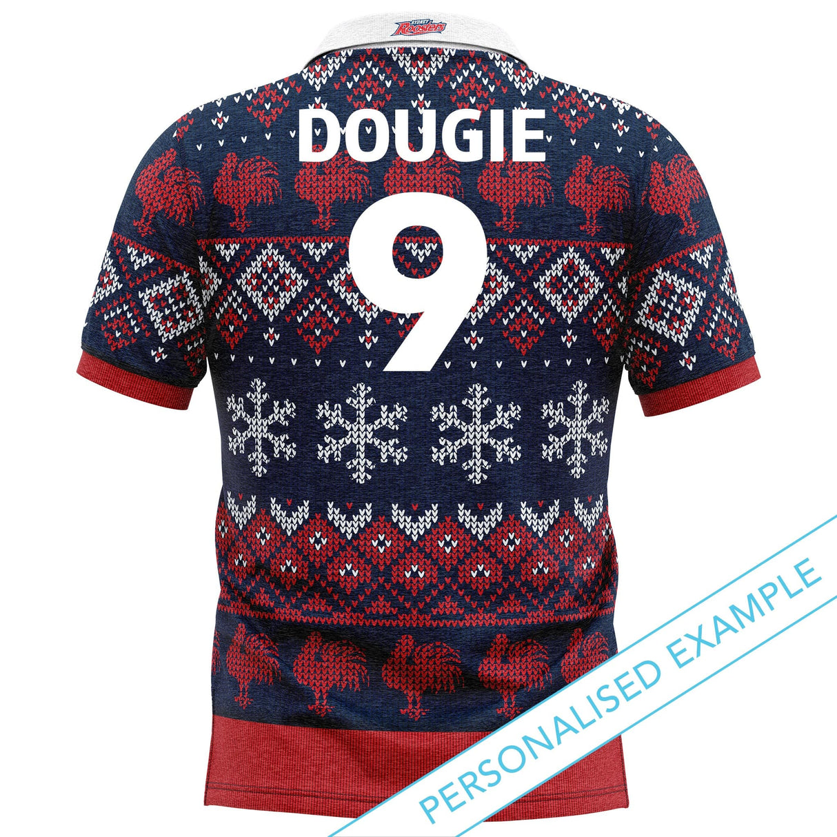 NRL Roosters XMAS Polo Shirt - Ashtabula