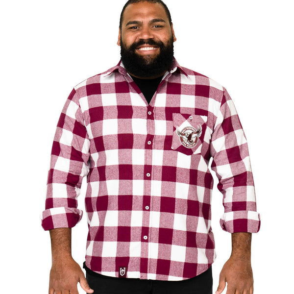 NRL Sea Eagles 'Lumberjack' Flannel Shirt - Ashtabula