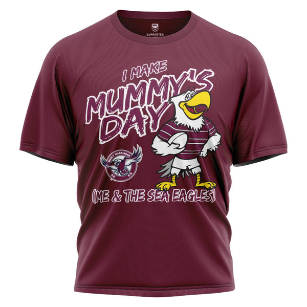 NRL Sea Eagles 'Mummy's Day' Toddler Tee - Ashtabula