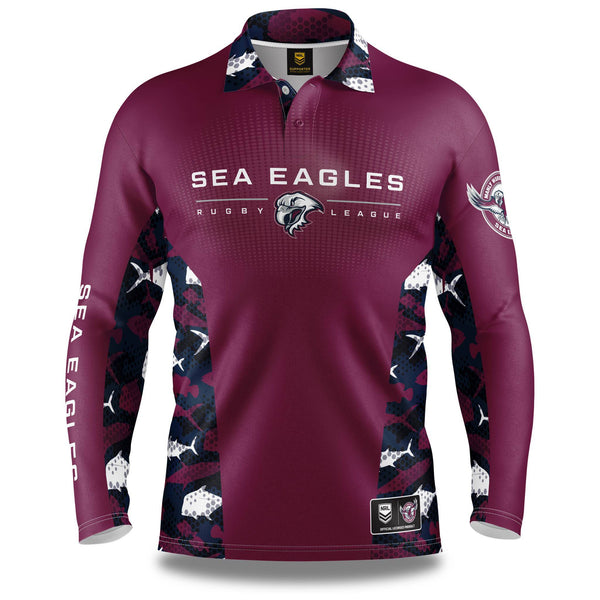 NRL Sea Eagles 'Reef Runner' Fishing Shirt - Adult - Ashtabula