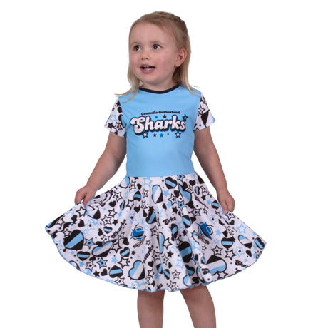NRL Sharks 'Heartbreaker' Dress - Ashtabula