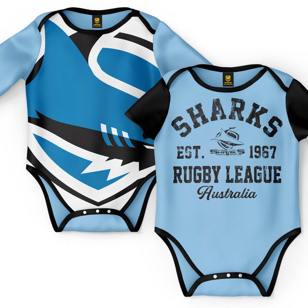 NRL Sharks Infant 2pc Gift Set - Ashtabula