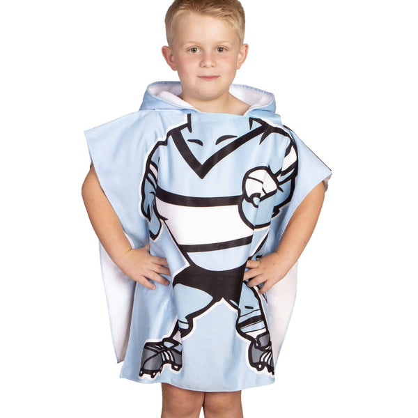 NRL Sharks 'Mascot' Hooded Towel - Ashtabula