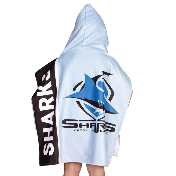 NRL Sharks 'Mascot' Hooded Towel - Ashtabula
