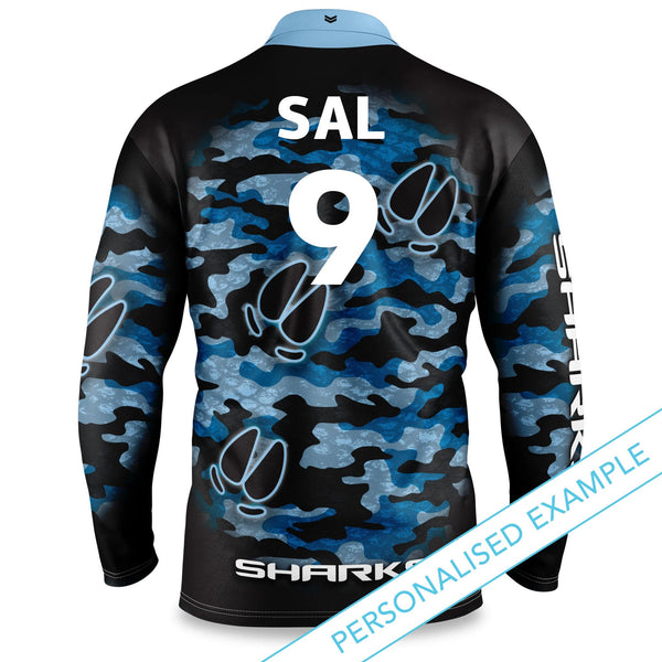 NRL Sharks "Razorback" Outback Shirts - Youth - Ashtabula