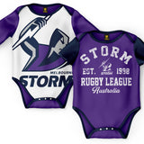 NRL Storm Infant 2pc Gift Set - Ashtabula