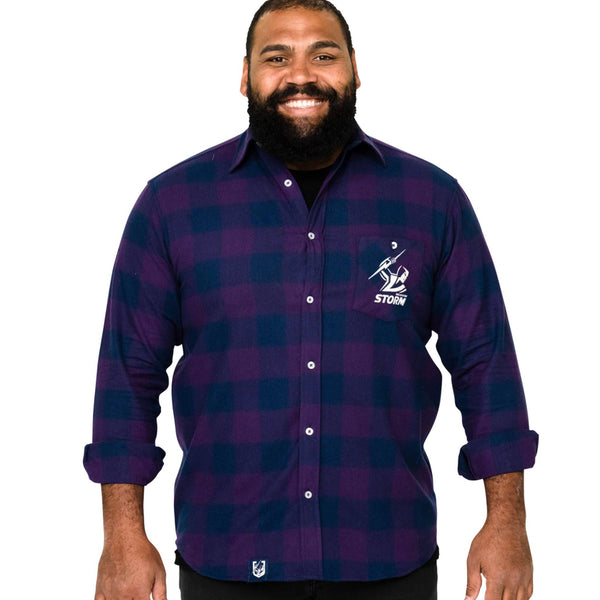 NRL Storm 'Lumberjack' Flannel Shirt - Ashtabula