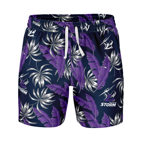 NRL Storm 'Paradise' Volley Swim Shorts - Ashtabula