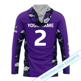 NRL Storm 'Reef Runner' Hooded Fishing Shirt - Youth - Ashtabula