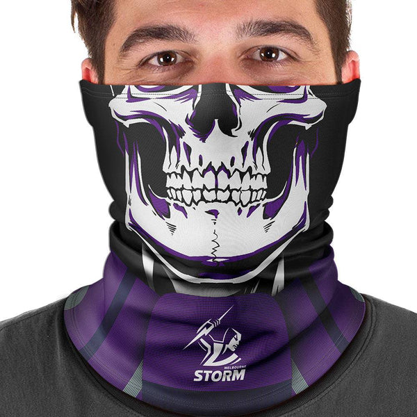 NRL Storm "Skull-Face" Multi-Purpose Scarf - Ashtabula