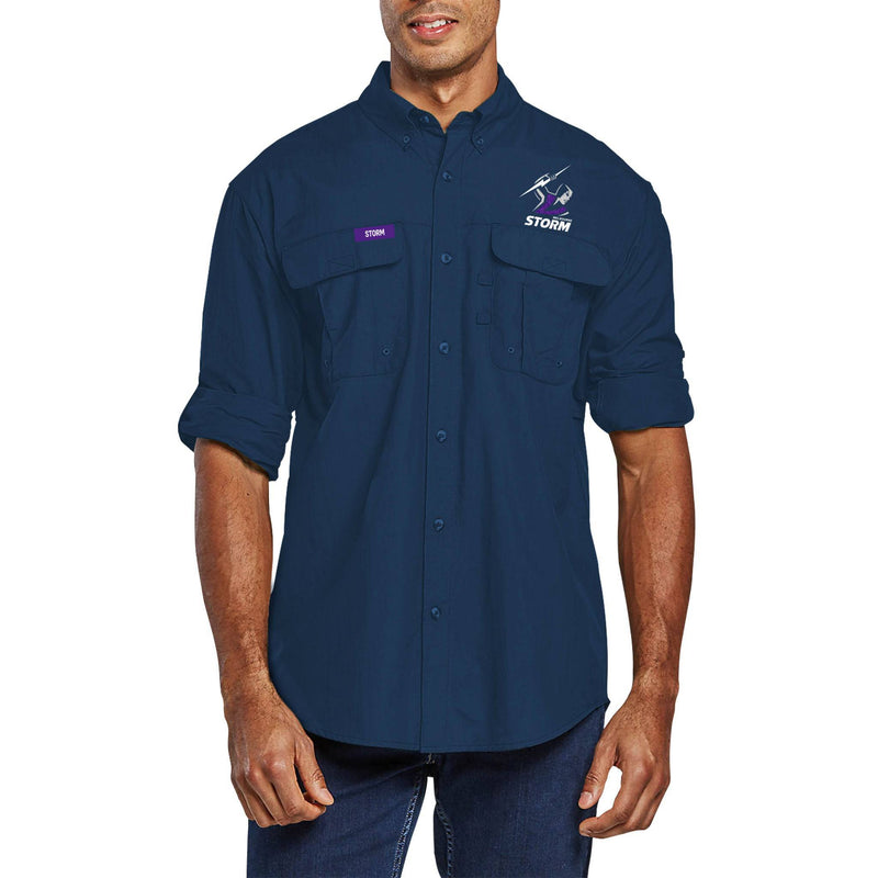 NRL Storm 'Top End' Outdoor Shirt - Ashtabula