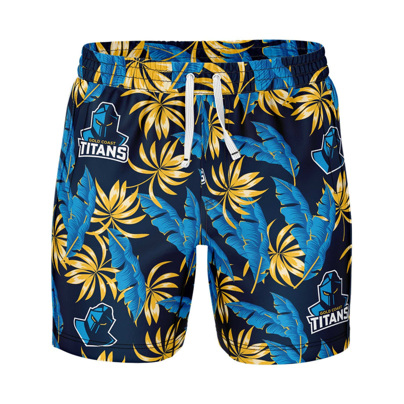 NRL Titans 'Paradise' Volley Swim Shorts - Ashtabula
