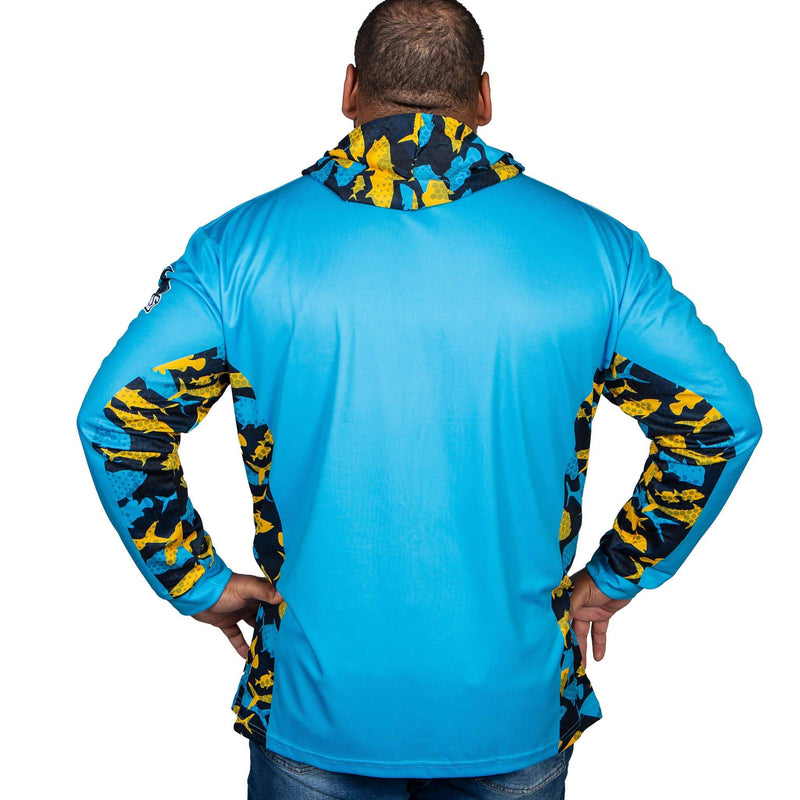 NRL Titans 'Reef Runner' Hooded Fishing Shirt - Adult - Ashtabula