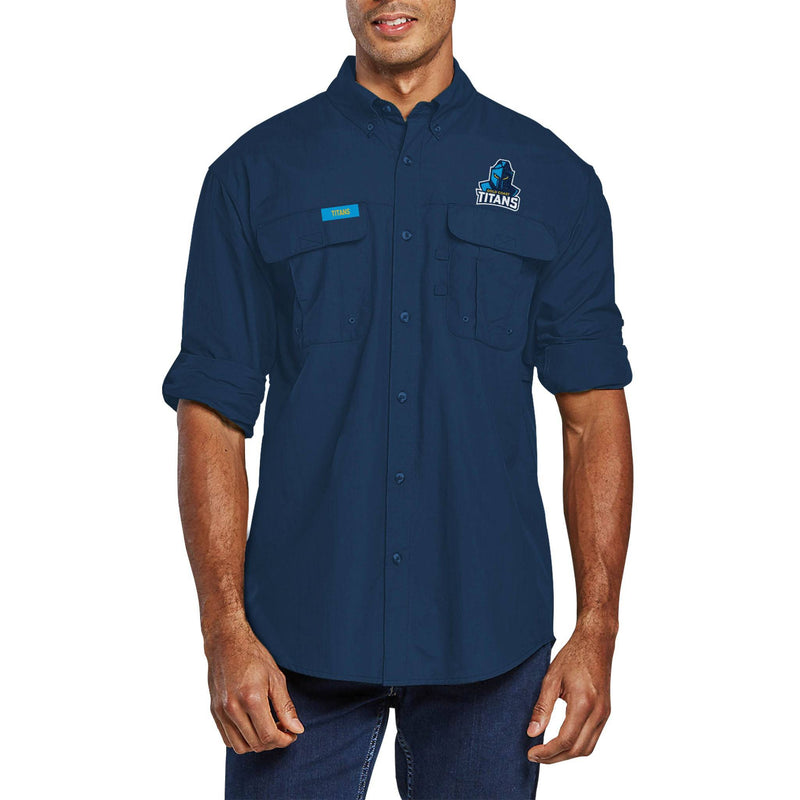 NRL Titans 'Top End' Outdoor Shirt - Ashtabula