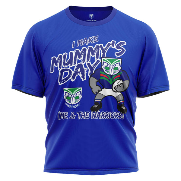 NRL Warriors 'Mummy's Day' Toddler Tee - Ashtabula