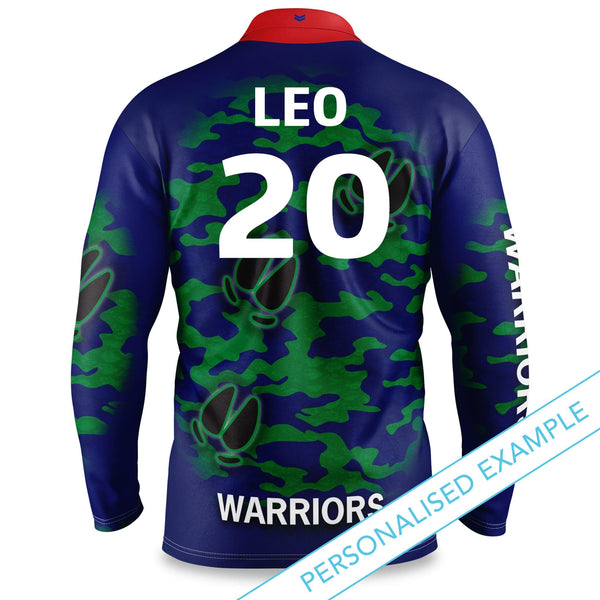 NRL Warriors "Razorback" Outback Shirts - Youth - Ashtabula