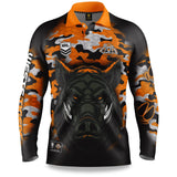 NRL Wests Tigers "Razorback" Outback Shirts - Youth - Ashtabula