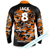 NRL Wests Tigers "Razorback" Outback Shirts - Youth - Ashtabula
