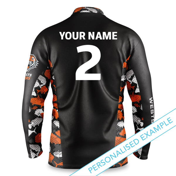 NRL Wests Tigers 'Reef Runner' Fishing Shirt - Youth - Ashtabula