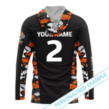 NRL Wests Tigers 'Reef Runner' Hooded Fishing Shirt - Youth - Ashtabula