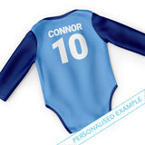 NSW Blues 3pc Bodysuit Gift Set - 'Daddy Loves Me' - Ashtabula