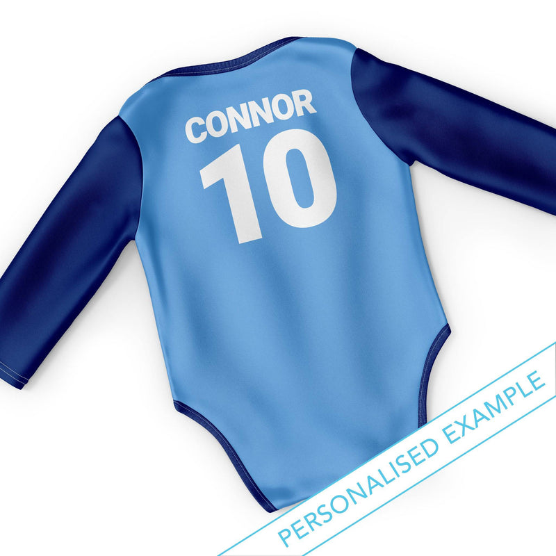 NSW Blues 3pc Bodysuit Gift Set - 'Daddy Loves Me' - Ashtabula