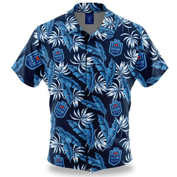 NSW Blues 'Paradise' Hawaiian Shirt - Ashtabula
