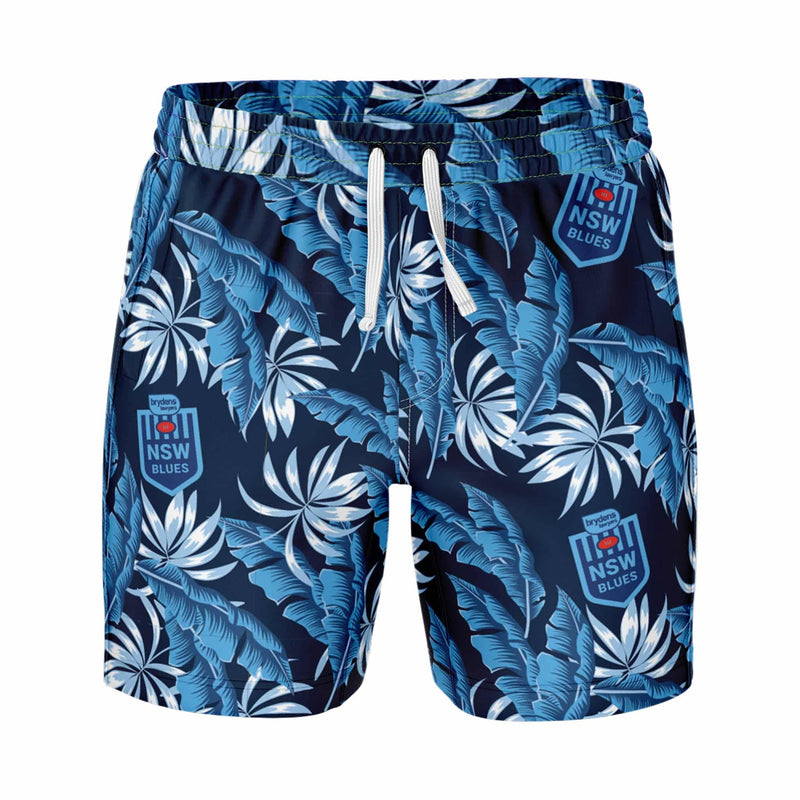 NSW Blues 'Paradise' Volley Swim Shorts - Ashtabula