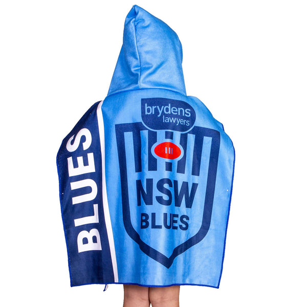 NSW Blues State of Origin 'Mascot' Hooded Towel - Ashtabula