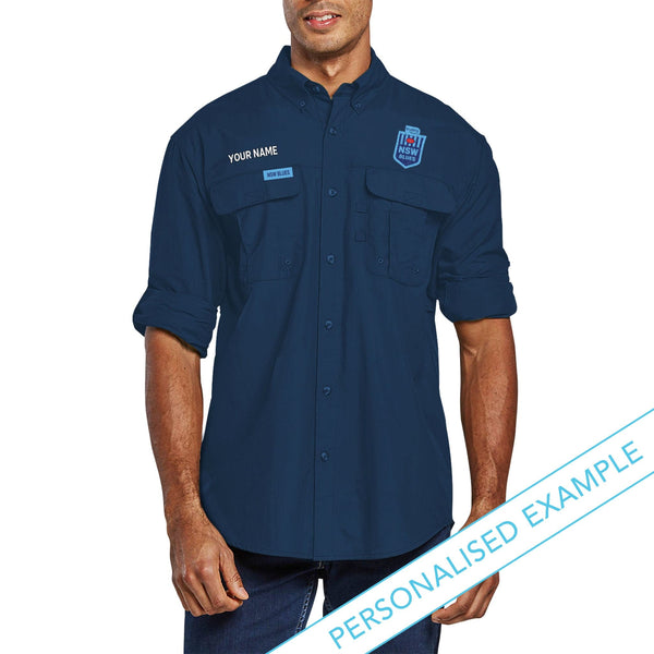 NSW Blues 'Top End' Outdoor Shirt - Ashtabula