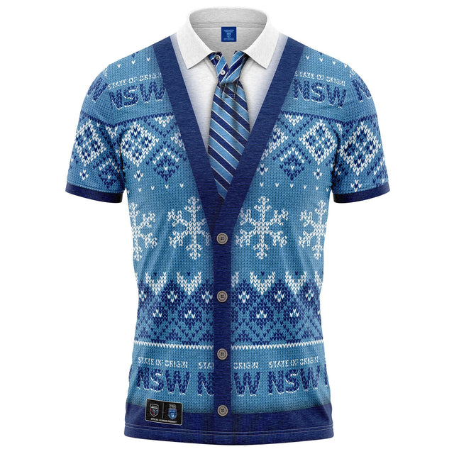 NSW Blues XMAS Polo Shirt - Ashtabula