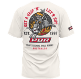 PBR 'Hell-Yeah' Men's Tee - Ivory - Ashtabula