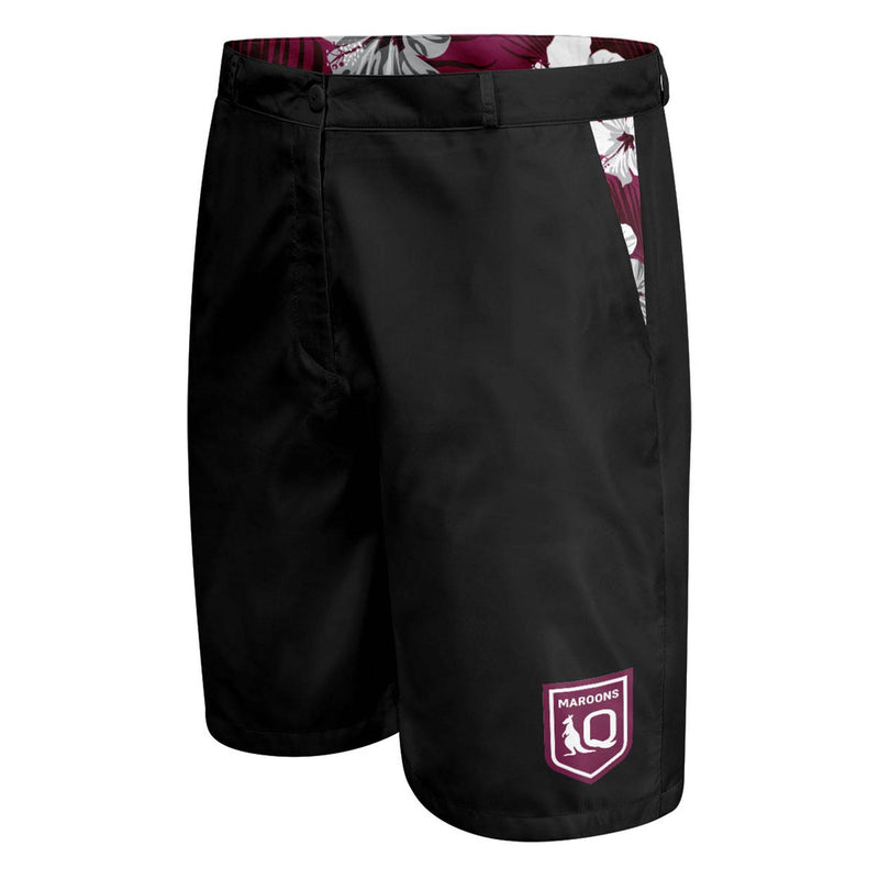 QLD Maroons 'Aloha' Golf Shorts - Ashtabula